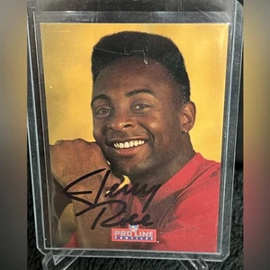 1992 Pro Line Profiles Jerry Rice Auto San Francisco 49ers HOF - Picture 1 of 2