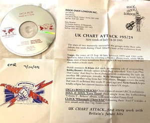 7/14/95 ROCK OVER LONDON: KYLIE MINOGUE, MATT GOSS, SUGGS, U2, CLOCK, MENSWEAR - Picture 1 of 2
