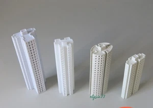 2PC Building 1:800 Scale Miniatures Office Rise Sand Table Plastic Model - Picture 1 of 13