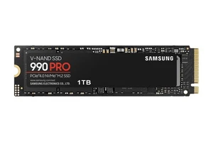 990 PRO 1TB PCIe 4.0 (bis zu 7450 MB/s) NVMe M.2 (2280) intern massiv - Bild 1 von 5