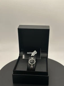 Movado 0607471 Esperanza Black Museum Dial w/Concave Dot Diamond Women's Watch - Picture 1 of 20
