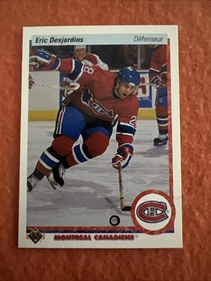 Eric Desjardins: Montreal Canadiens(1990) Upper Deck Hockey Card - Image 1 of 2