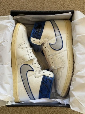 Awake NY x Jordan Air Ship PE SP Game Royal FN8675-104 - Size 11 Box Lid Damage - Image 1 of 4