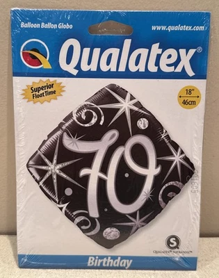 70 фольгированный воздушный шар 18 дюймов на день рождения 70-й день рождения.  НОВЫЙ - Изображение 1 из 3