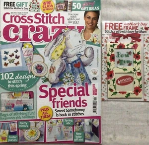 Cross Stitch Crazy magazine April 2012 Issue No: 162..(FREE GIFT x 1).. - Picture 1 of 24