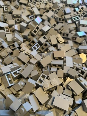 LEGO 1x2 Ladrillos - 3004 - Elige Color x50 - Gris Tostado Negro Azul - Nuevo Foto 1 de 2