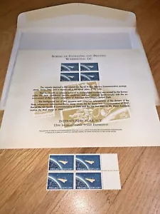 1971 PROJECT MERCURY Souvenirkarte - Büro für Gravur mit 4 tatsächlichen 1962 Briefmarken - Bild 1 von 8