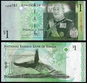 TONGA 1 PA'ANGA (P37) N. D. (2009) UNC - Bild 1 von 1