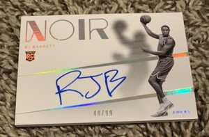 2019-20 panini noir basketball RJ Barrett Auto 🔥🔥🔥🔥 48/99 SHADOW