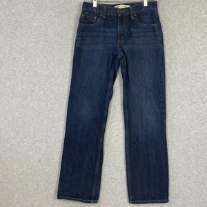 Levis 505 Jeans Boys Youth Size 16 Blue Straight 100 Cotton Actual 28x29 Denim - Picture 1 of 16