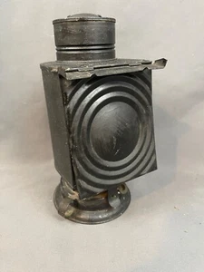 Antique Unique Lantern Oil Red Glass Darkroom Very Complete Nice 2795 - Picture 1 of 12