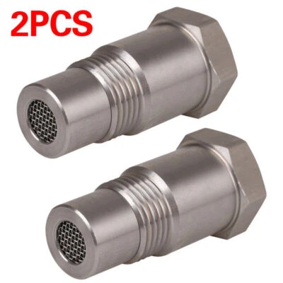 2x Plug Catalytic Converter Check CEL Oxygen O2 Lambda Sensor Spacer Adapter UK - Image 1 of 4