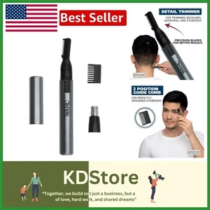 Wahl Nasen Ohr Trimmer Hals Haare Bart Augenbrauen Groomer Haarschneidemaschine Micro Personal - Bild 1 von 11
