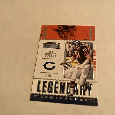 2020 Panini Contenders Dick Butkus Chicago Bears Legendary Contenders Free Ship - Image 1 of 2