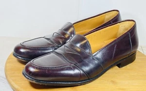 Magnanni Shoes Mens 11N Penny Loafers Brown Leather Slip On Dress Formal - Imagen 1 de 9