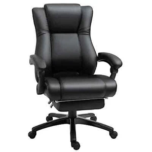 Vinsetto Chefsessel Bürostuhl für Zuhause, PU-Leder Computerstuhl, drehbarer Schreibtisch - Bild 1 von 11