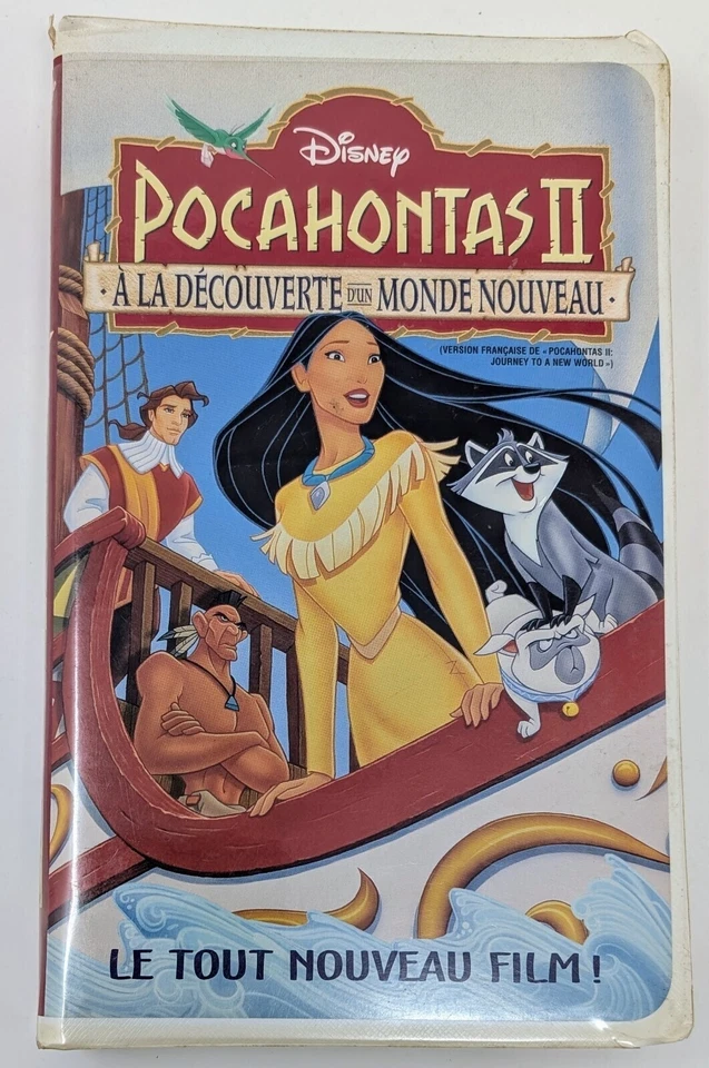 Pocahontas 2: A la decouverte du nouveau monde VHS (1998) - NTSC - French - G - Image 1 of 4