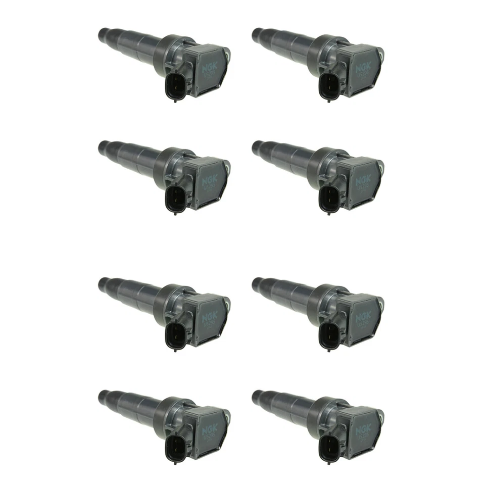 Conjunto NGK de 8 Bobinas de Ignição COP (tipo Lápis) Sem Distribuidor Para Hyundai Kia V8 - Imagem 1 de 1