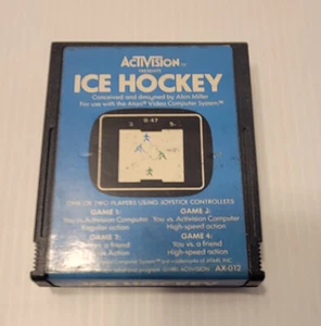 Ice Hockey Activision 2600 Video Game Cartridge AX-012 1981 Used Untested - Picture 1 of 2