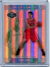 2007-08 Topps Co-Signers Yao Ming / Tracy McGrady Holofoil Parallel SSP #d 15/19