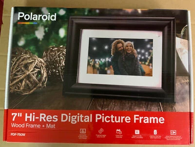 🏯 Polaroid 7” High Resolution Digital Picture Frame PDF-750W, 🆕Sealed - Image 1 of 3