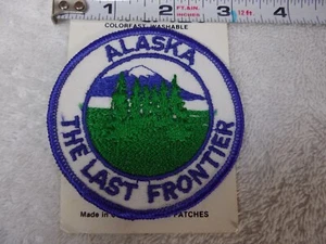 Alaska The Last Frontier Bosque Montaña Chaleco Chaqueta Parche Holm Parches EE. UU. - Imagen 1 de 2