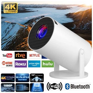 2025 NEU Beamer Projektor 4K UHD WiFi Bluetooth Android TV Heimkino Mini Tragbar - Bild 1 von 19