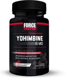 Force Factor Yohimbine Supplement for Men, Yohimbe Bark Extract with Superior Ab - Picture 1 of 12