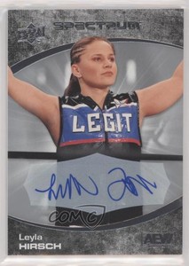 2021 Upper Deck AEW Spectrum Auto Leyla Hirsch #68 Auto