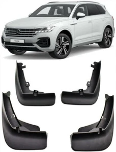 New Full Set Splash Guards Mud Flaps For VW 2017-2024 Touareg R-line R Line - Picture 1 of 8