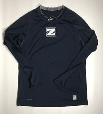 New Orleans Zephyrs Team Issued Game Used Long Sleeve Nike Dri Fit Shirt Large