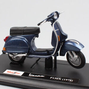 scale Vespa PX P 150 X 1978 motor scooter motorcycle bike diecast toy model1/18 