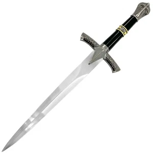 Shadow Embrace Winter Is Coming Engraved Black Dagger with Metal Overall 16.5" - Picture 1 of 6