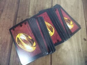 60 Piece Adventure Cards Risk LOTR Lord of the Rings Trilogy Edition Replacement