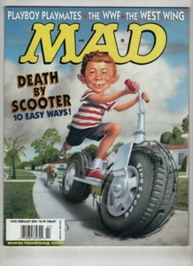 Mad Magazine Death By Scooter & Playboy Spoof February 2001 #402 041321nonr - Picture 1 of 1