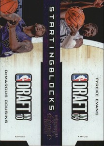 10-11 Playoff Contenders Patches Starting Blocks Die Cut Silver #1 Evans/Cousins