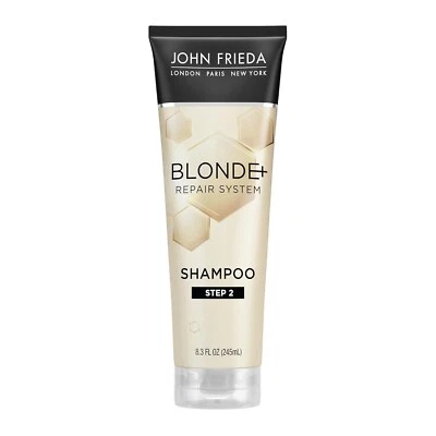 John Frieda PLUS Shampoo Blonde Repair System Bond Building  8.3 FL OZ Step 2 - Image 1 of 4