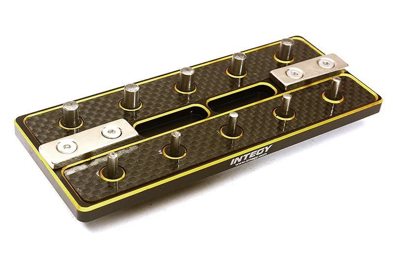 Gold 20-Position Pinion Gear Carrying Storage Rack for 1/8 & 5mm Shaft - Image 1 of 1