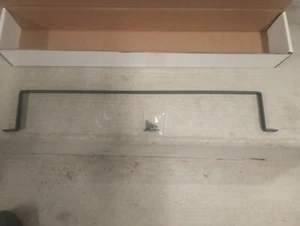 Gruber Cable Management Bar 23" Rack Black, 3.5" Deep, with Hardware - Afbeelding 1 van 2