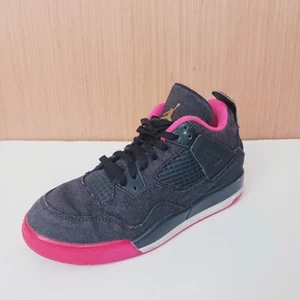 Single Left Shoe Only Air Jordan 4 Retro Denim Sneaker Shoe Amputee Size 1Y - Picture 1 of 7