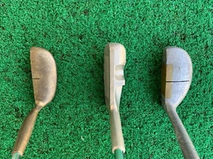 3 Pc Vintage Putter Lot - Northwestern Brass No 8 - Quality by Kiser - Picture 1 of 12