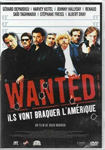 DVD " Wanted, They Go Rob America " Depardieu, Hallyday, Renaud New - Image 1 of 1
