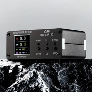 CQV-SWR120 Mini SWR Meter 1.8-54Mhz FM-AM-SSB SWR Power Standing Wave Meter 120W - Zdjęcie 1 z 11