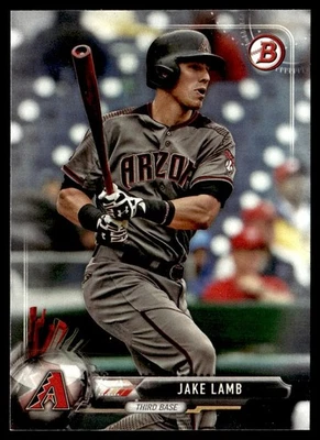 2017 Bowman Jake Lamb Arizona Diamondbacks #71 - Image 1 of 2