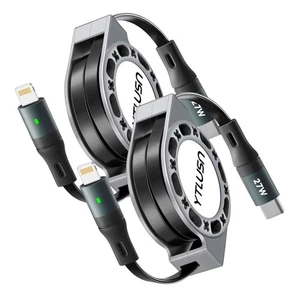 Ytlusn USB Type C Charge Cable 4Ft Pack Of 2 RAPID iPhone iPad Charger Christmas - Picture 1 of 7