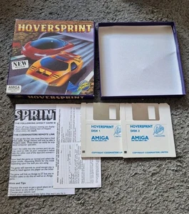 Hoversprint - Amiga Game complete tested vgc Codemasters  - Picture 1 of 4