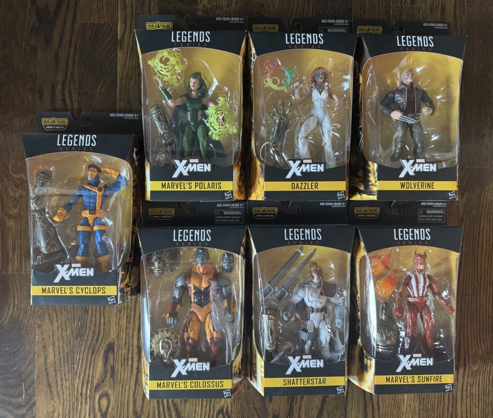 MARVEL Legends X-Men MARVEL'S WARLOCK BAF Complete Set of 7 Figures NEW Unopened - Image 1 of 4