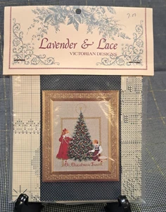Lavender & Lace Victorian Designs Oh Christmas Tree Cross Stitch Chart Pattern - Picture 1 of 4