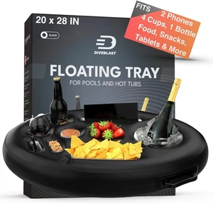 Soporte flotante de lujo para piscina y bañera de hidromasaje - Soporta hasta 50 libras - Imagen 1 de 9