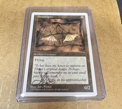Ornithopter Signed Artist Proof MTG RARE - Image 1 of 2